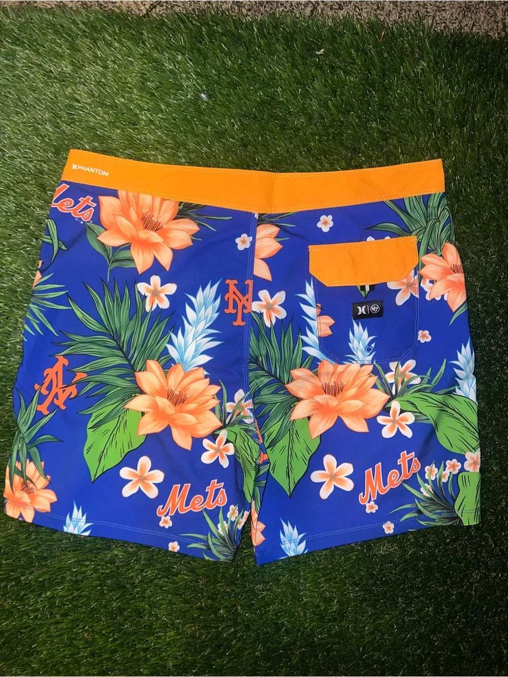New York Mets swim trunks